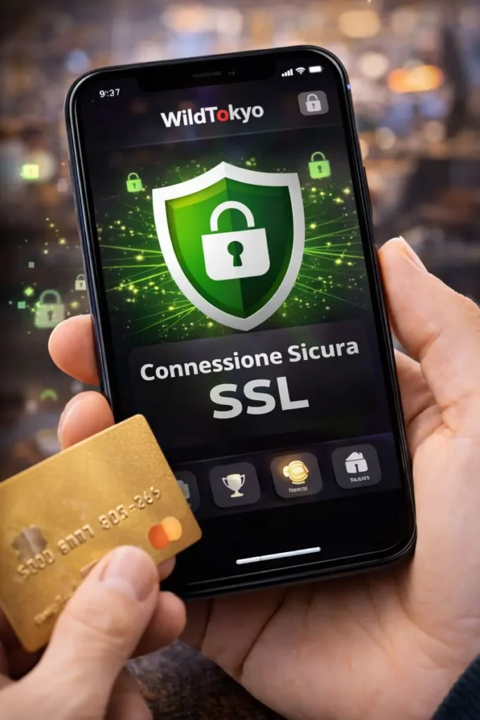 Sicurezza SSL WildTokyo su mobile