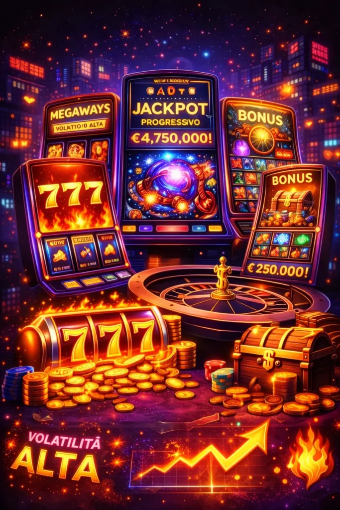 Slot casinò on jackpot progressivo