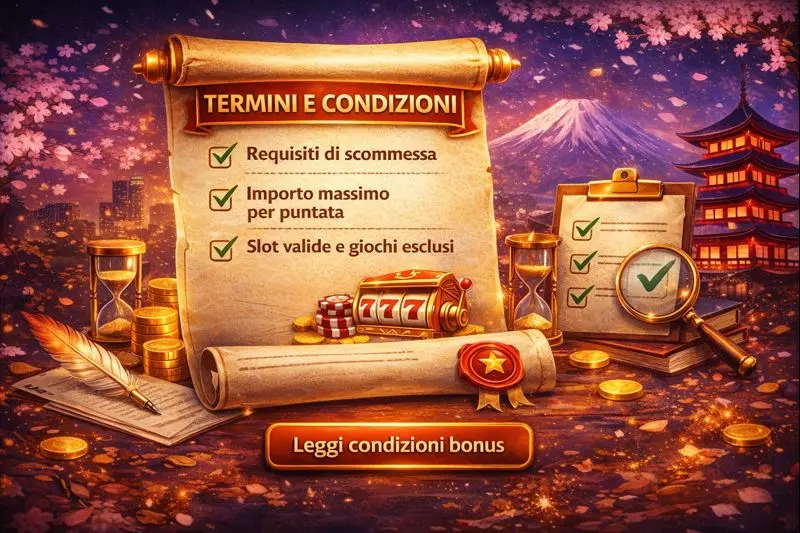 Termini e condizioni bonus